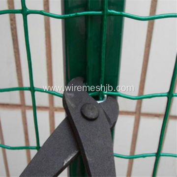 Green PVC Coated Galvanized Welded Wire Mesh Fence